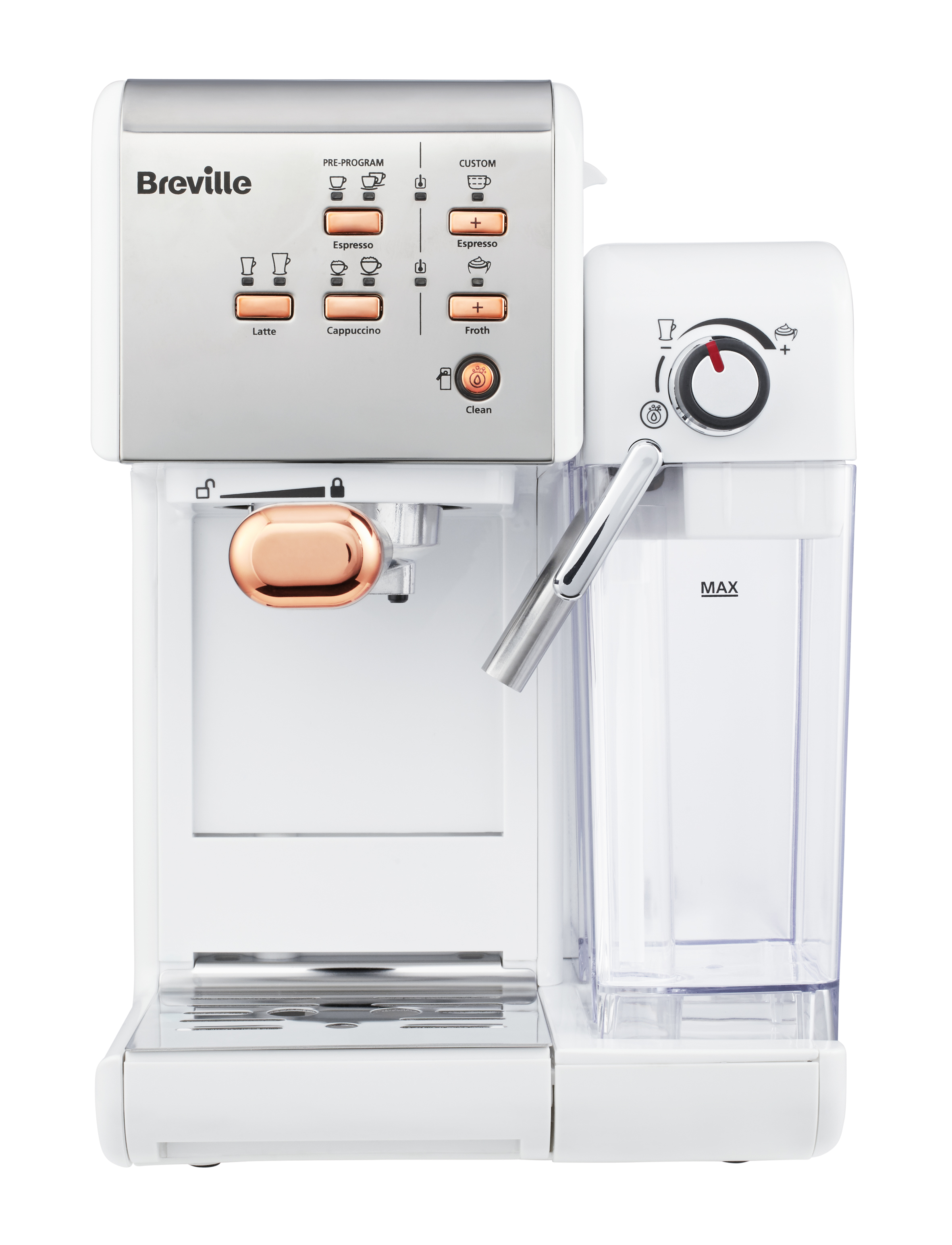 Breville CoffeeHouse White & Rose Gold Breville UK